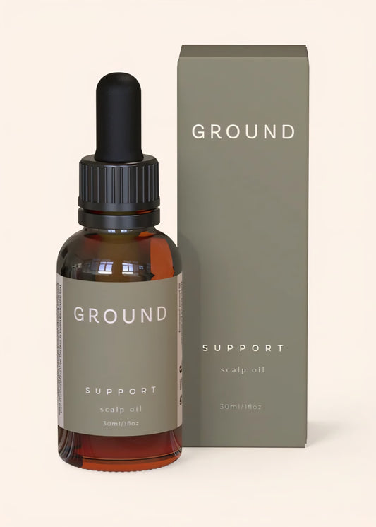 Ground Wellbeing Support Calm Scalp Relief Oil